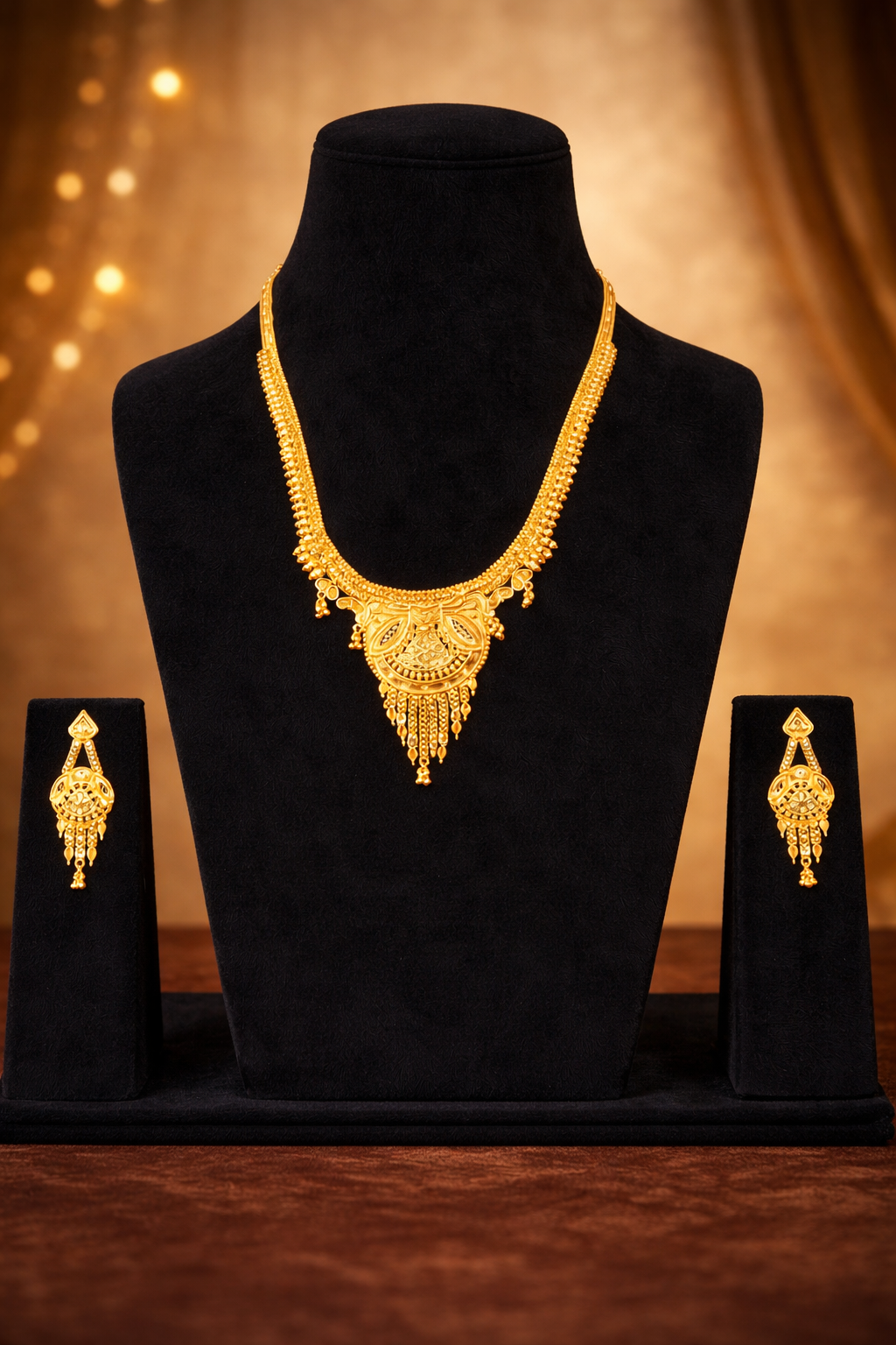 Royal Temple Heritage Gold Necklace Set