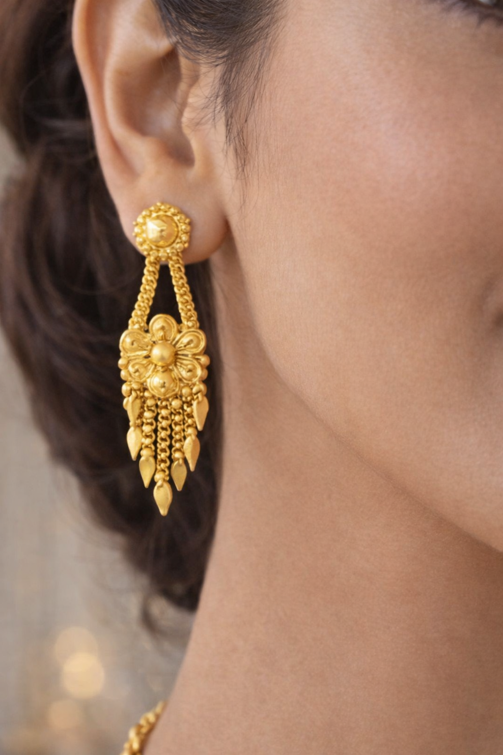 Divine Floral Majesty Necklace Set