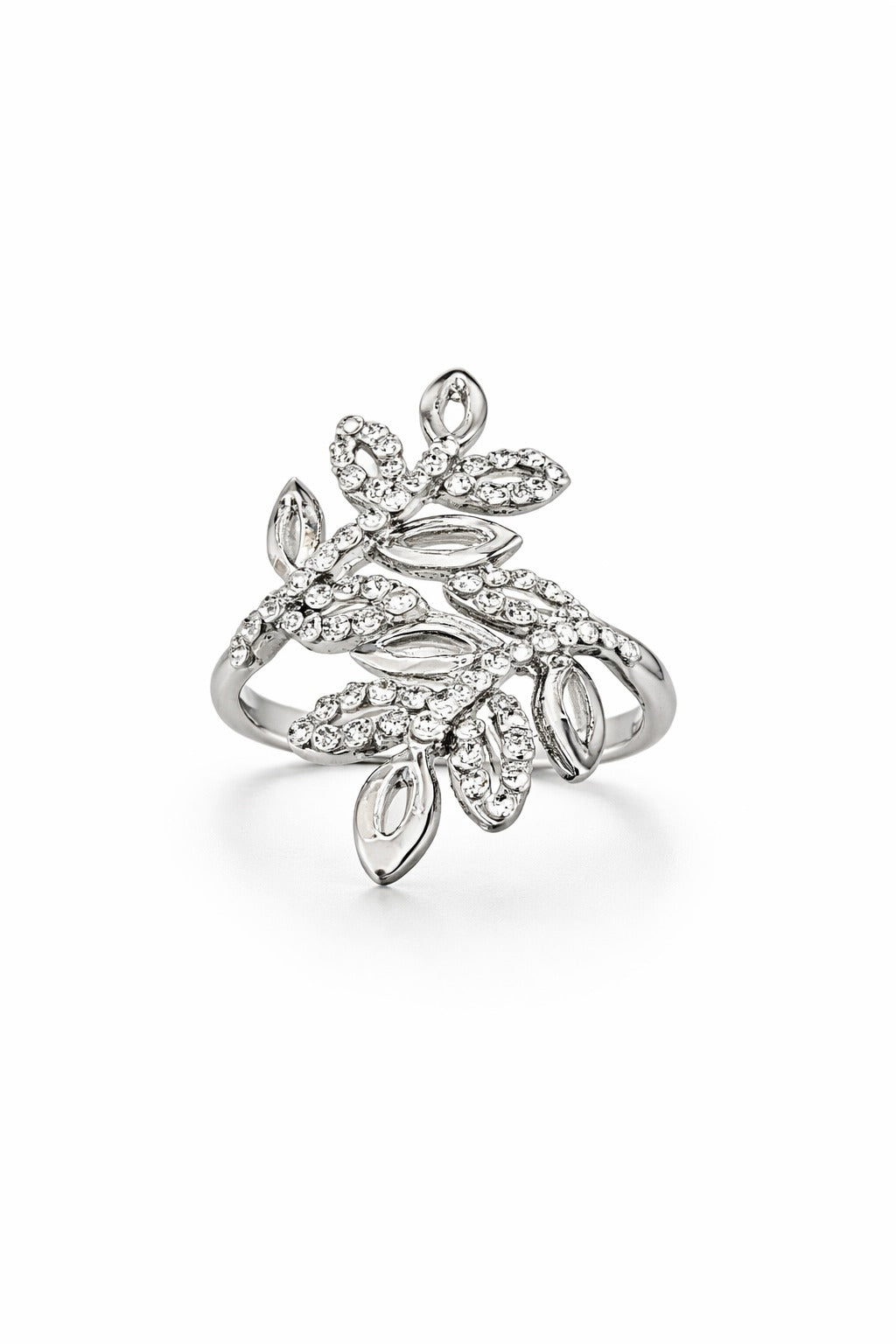 Diamond Leaf Designer Ring
