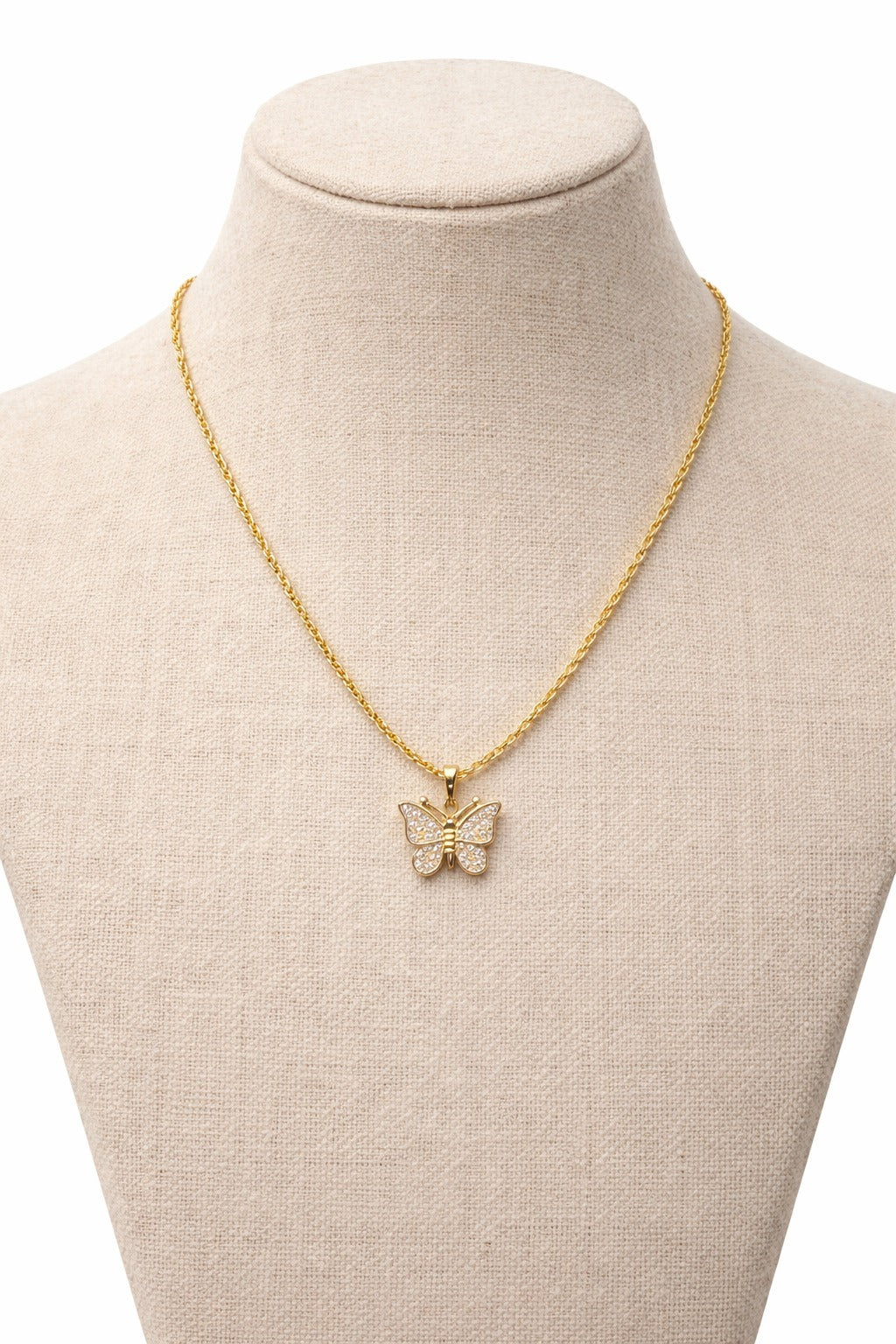 Golden Butterfly Pendant