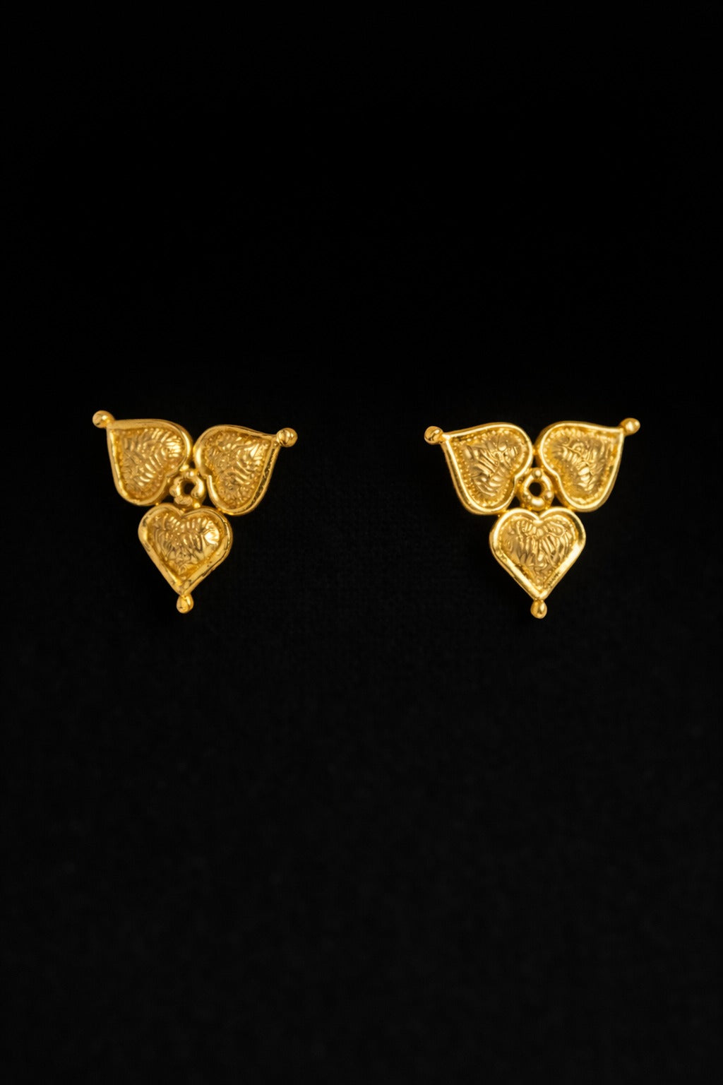 Royal Filigree Gold Drop Necklace Set