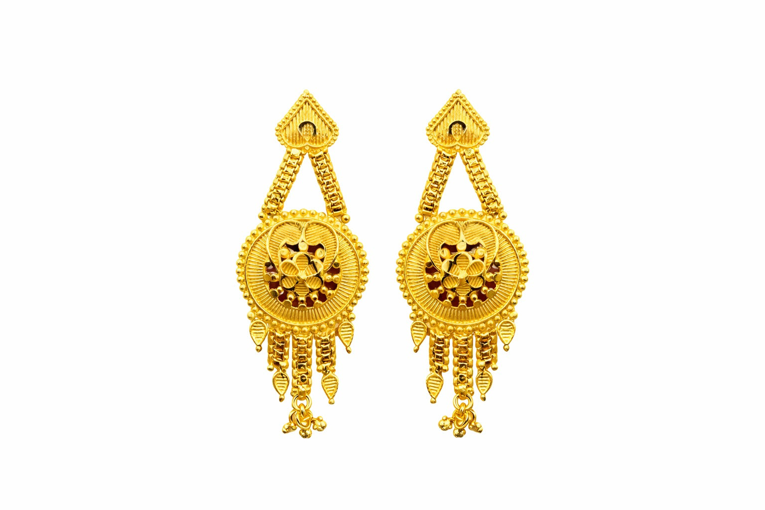 Classic Filigree Gold Necklace Set