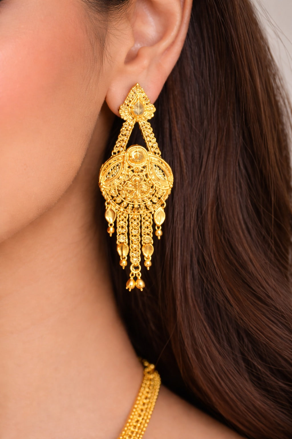 Royal Temple Heritage Gold Necklace Set